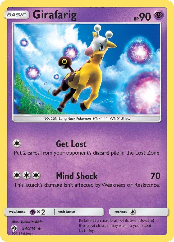 Girafarig (94/214) [Sun & Moon: Lost Thunder] | Gear Gaming Fayetteville