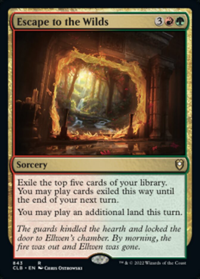 Escape to the Wilds [Commander Legends: Battle for Baldur's Gate] | Gear Gaming Fayetteville