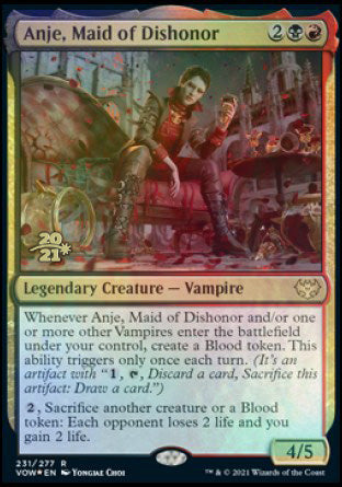 Anje, Maid of Dishonor [Innistrad: Crimson Vow Prerelease Promos] | Gear Gaming Fayetteville