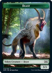 Beast // Treasure Double-Sided Token [Double Masters Tokens] | Gear Gaming Fayetteville