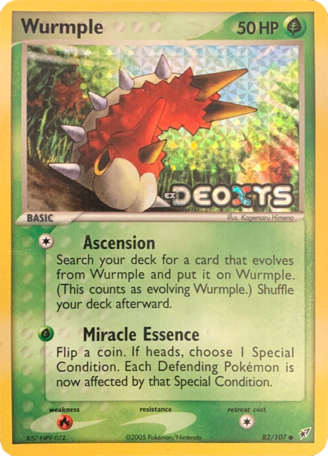 Wurmple (82/107) (Stamped) [EX: Deoxys] | Gear Gaming Fayetteville