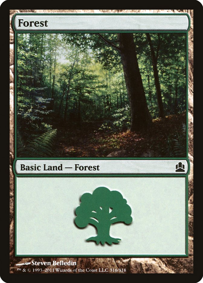 Forest (316) [Commander 2011] | Gear Gaming Fayetteville