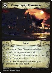 Conqueror's Galleon // Conqueror's Foothold [Ixalan Prerelease Promos] | Gear Gaming Fayetteville