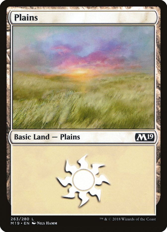 Plains (263) [Core Set 2019] | Gear Gaming Fayetteville