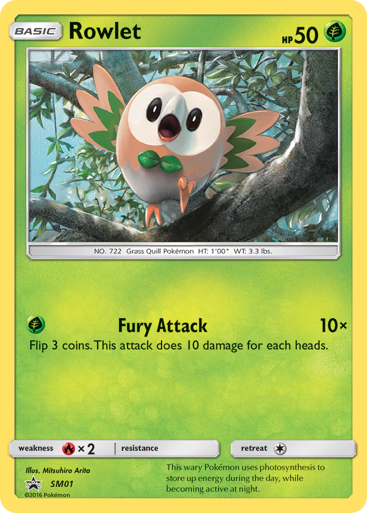 Rowlet (SM01) [Sun & Moon: Black Star Promos] | Gear Gaming Fayetteville