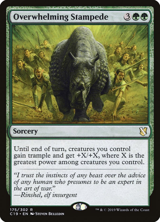 Overwhelming Stampede [Commander 2019] | Gear Gaming Fayetteville
