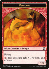 Dragon Egg // Dragon Double-Sided Token [Commander 2018 Tokens] | Gear Gaming Fayetteville