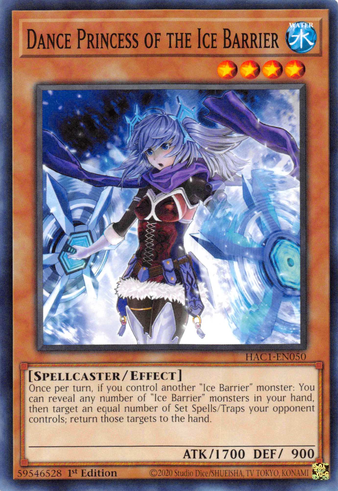 Dance Princess of the Ice Barrier [HAC1-EN050] Common | Gear Gaming Fayetteville