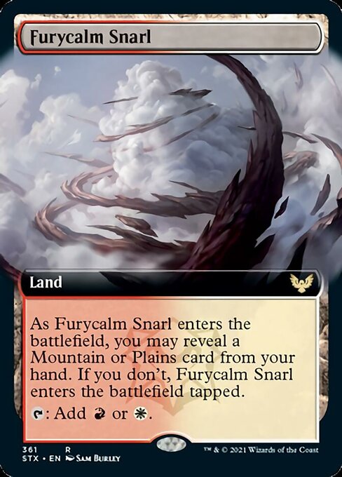 Furycalm Snarl (Extended Art) [Strixhaven: School of Mages] | Gear Gaming Fayetteville