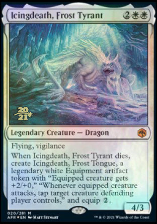 Icingdeath, Frost Tyrant [Dungeons & Dragons: Adventures in the Forgotten Realms Prerelease Promos] | Gear Gaming Fayetteville