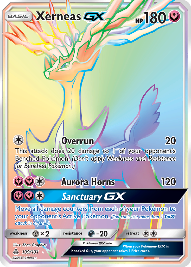 Xerneas GX (139/131) [Sun & Moon: Forbidden Light] | Gear Gaming Fayetteville