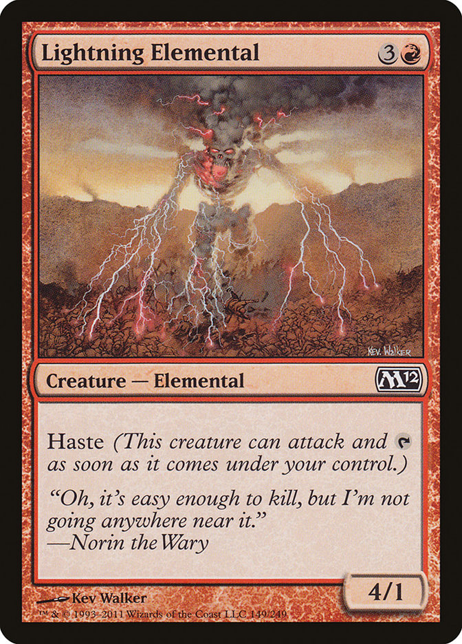 Lightning Elemental [Magic 2012] | Gear Gaming Fayetteville