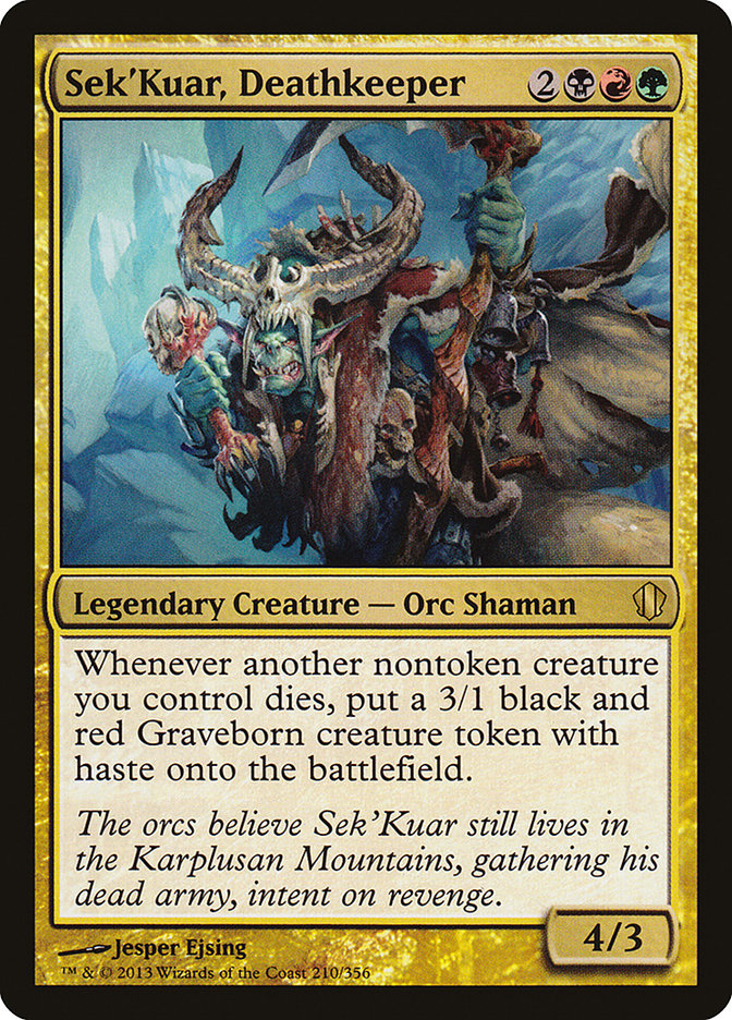 Sek'Kuar, Deathkeeper [Commander 2013] | Gear Gaming Fayetteville