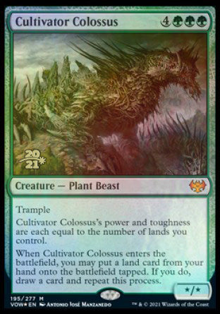 Cultivator Colossus [Innistrad: Crimson Vow Prerelease Promos] | Gear Gaming Fayetteville