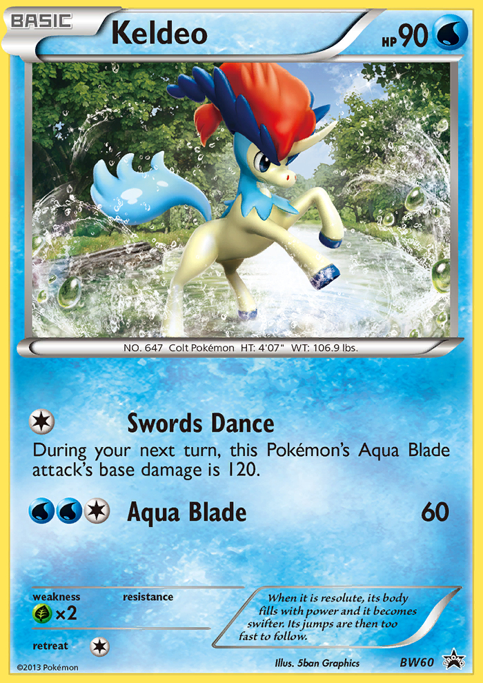 Keldeo (BW60) [Black & White: Black Star Promos] | Gear Gaming Fayetteville