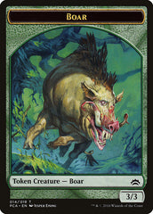 Goblin // Boar Double-Sided Token [Planechase Anthology Tokens] | Gear Gaming Fayetteville