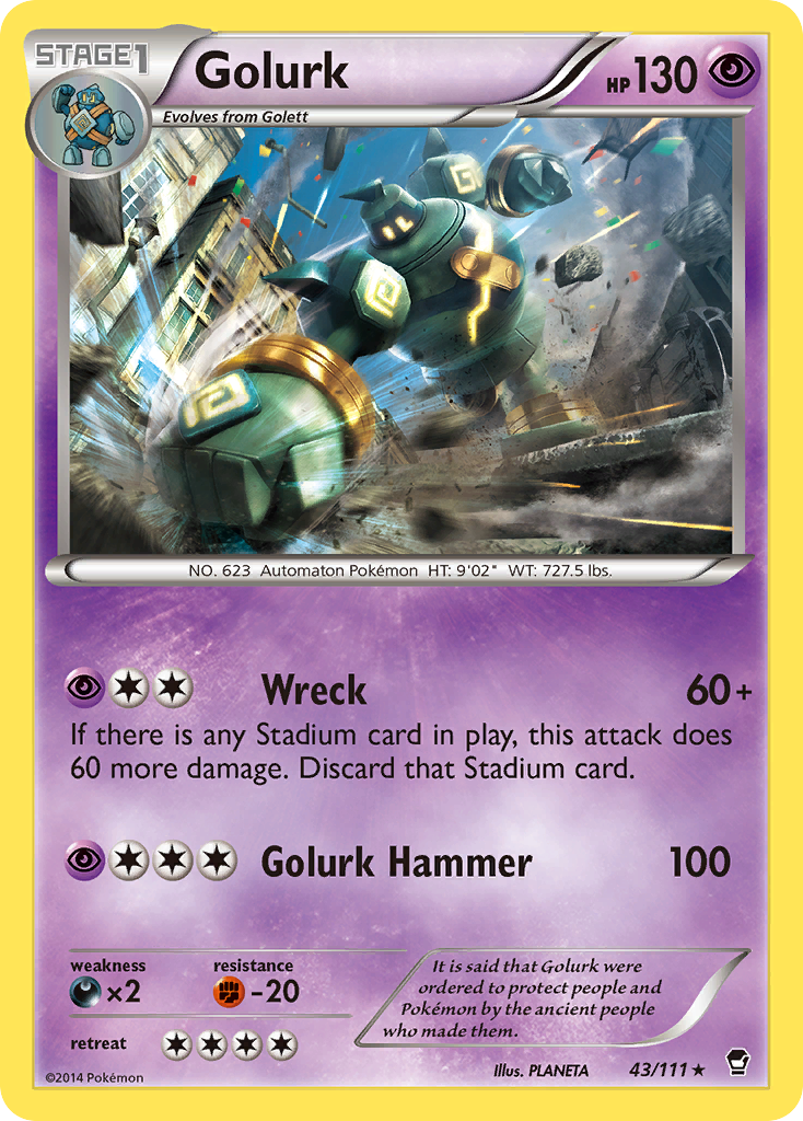 Golurk (43/111) [XY: Furious Fists] | Gear Gaming Fayetteville