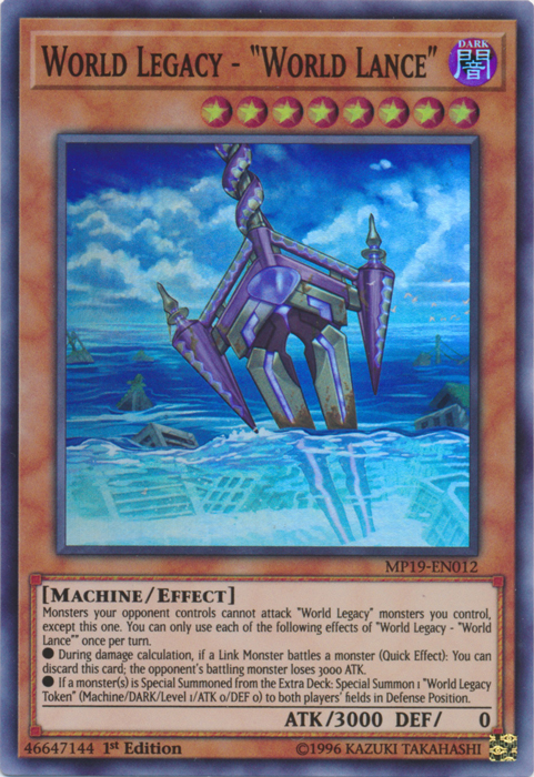 World Legacy - "World Lance" [MP19-EN012] Super Rare | Gear Gaming Fayetteville
