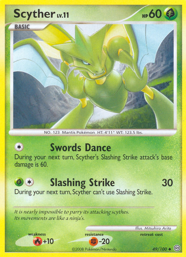 Scyther (49/100) [Diamond & Pearl: Stormfront] | Gear Gaming Fayetteville