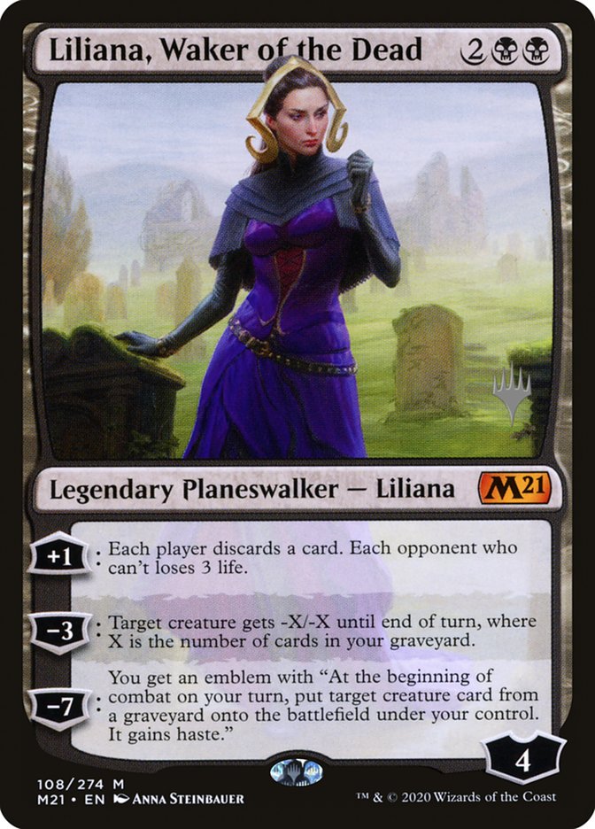 Liliana, Waker of the Dead (Promo Pack) [Core Set 2021 Promos] | Gear Gaming Fayetteville