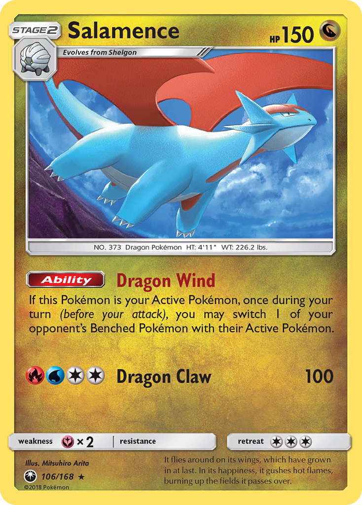 Salamence (106/168) [Sun & Moon: Celestial Storm] | Gear Gaming Fayetteville