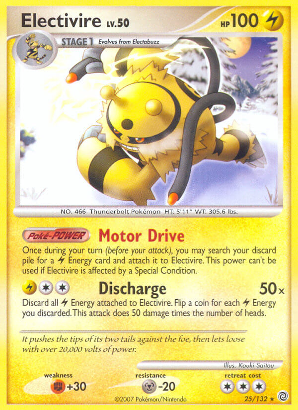 Electivire (25/132) (Theme Deck Exclusive) [Diamond & Pearl: Secret Wonders] | Gear Gaming Fayetteville