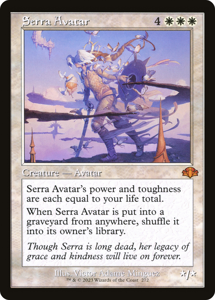 Serra Avatar (Retro) [Dominaria Remastered] | Gear Gaming Fayetteville