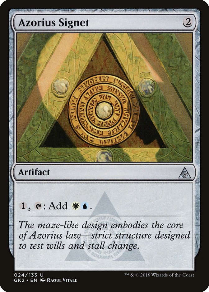 Azorius Signet [Ravnica Allegiance Guild Kit] | Gear Gaming Fayetteville