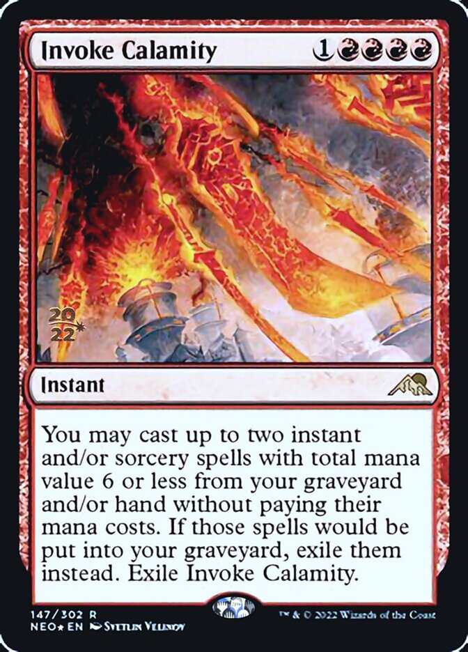 Invoke Calamity [Kamigawa: Neon Dynasty Prerelease Promos] | Gear Gaming Fayetteville