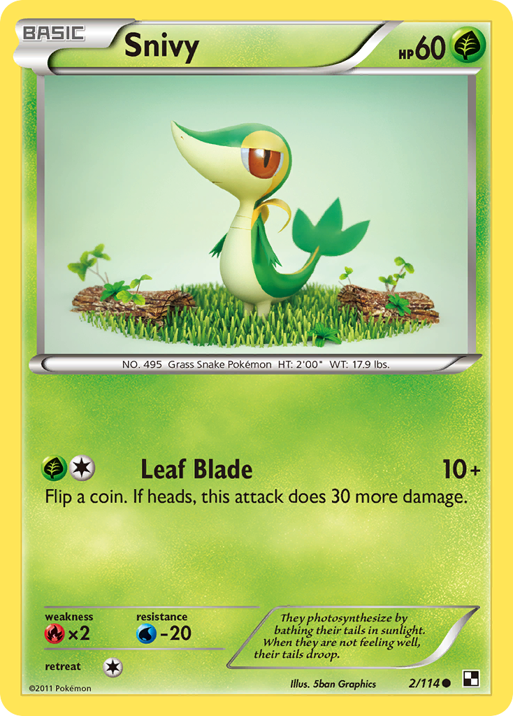 Snivy (2/114) [Black & White: Base Set] | Gear Gaming Fayetteville