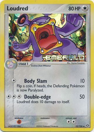 Loudred (35/106) (Stamped) [EX: Emerald] | Gear Gaming Fayetteville