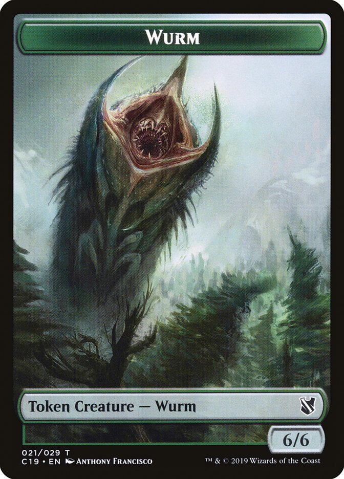 Beast (013) // Wurm Double-Sided Token [Commander 2019 Tokens] | Gear Gaming Fayetteville