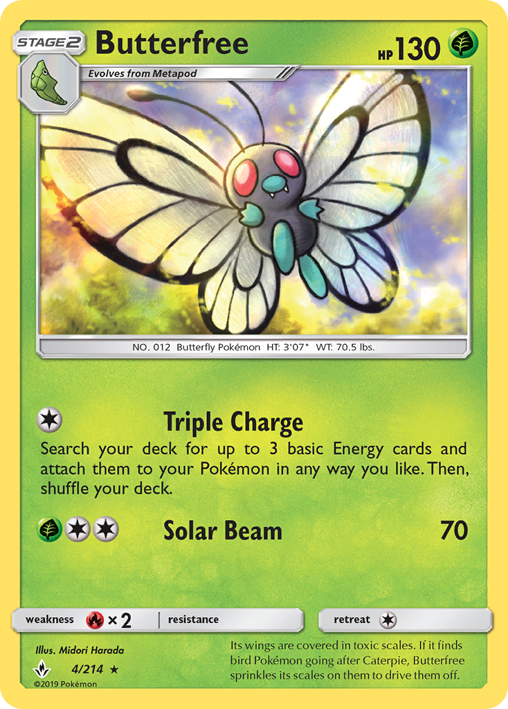 Butterfree (4/214) [Sun & Moon: Unbroken Bonds] | Gear Gaming Fayetteville