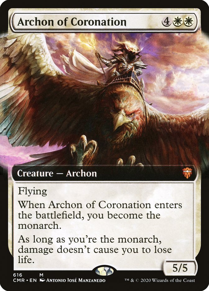 Archon of Coronation (Extended Art) [Commander Legends] | Gear Gaming Fayetteville