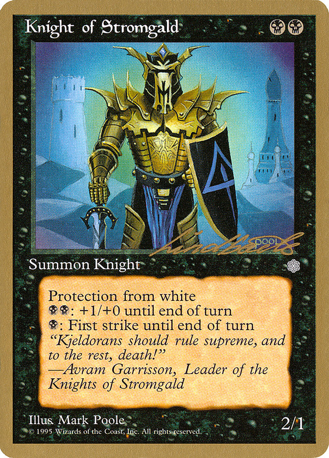 Knight of Stromgald (Leon Lindback) [Pro Tour Collector Set] | Gear Gaming Fayetteville