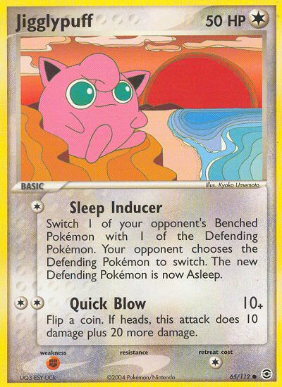Jigglypuff (65/112) [EX: FireRed & LeafGreen] | Gear Gaming Fayetteville