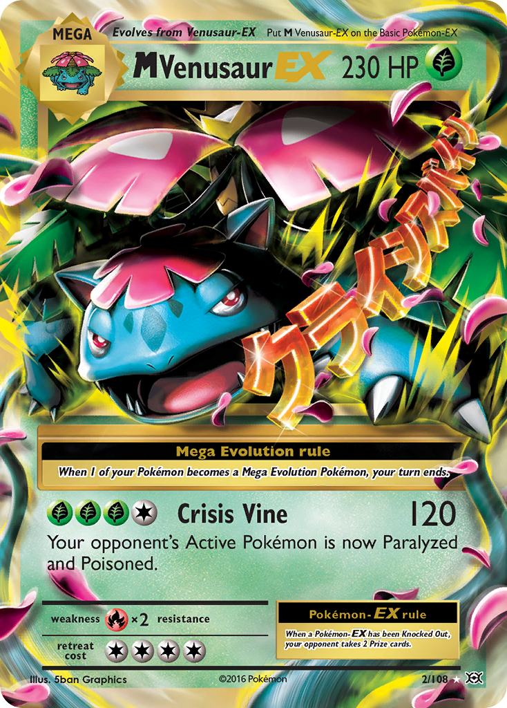 M Venusaur EX (2/108) [XY: Evolutions] | Gear Gaming Fayetteville