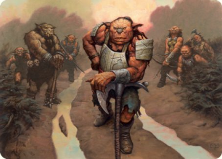 Hobgoblin Bandit Lord Art Card [Dungeons & Dragons: Adventures in the Forgotten Realms Art Series] | Gear Gaming Fayetteville