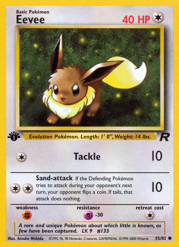 Eevee (55/82) [Team Rocket 1st Edition] | Gear Gaming Fayetteville