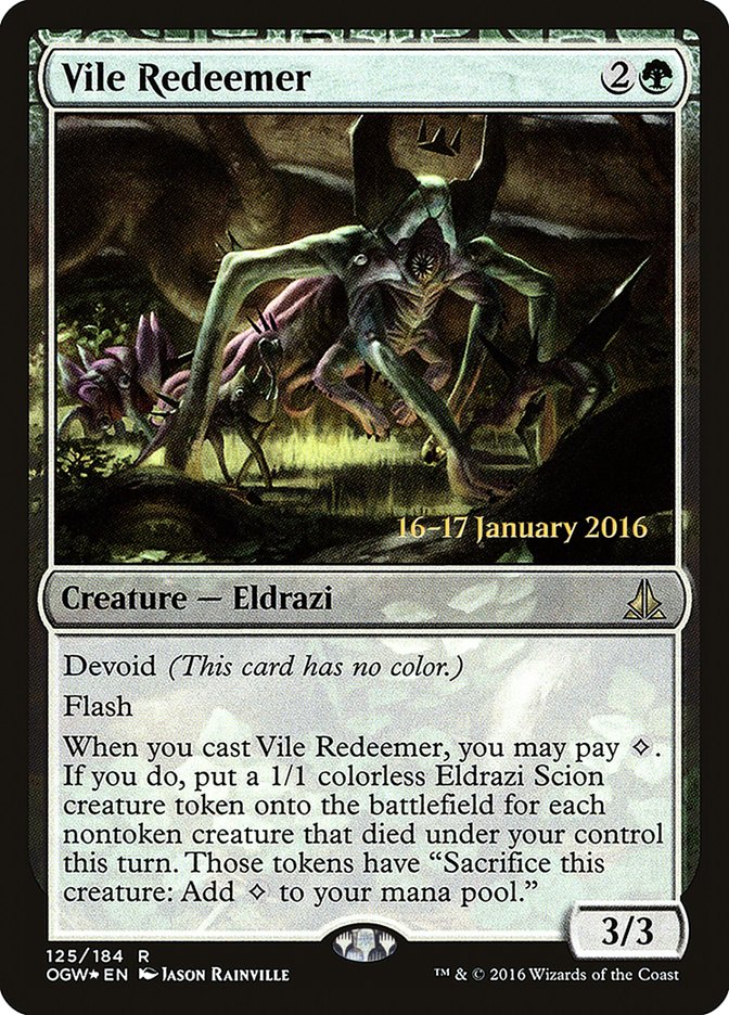 Vile Redeemer [Oath of the Gatewatch Prerelease Promos] | Gear Gaming Fayetteville