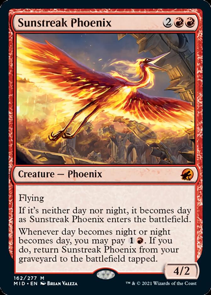 Sunstreak Phoenix [Innistrad: Midnight Hunt] | Gear Gaming Fayetteville