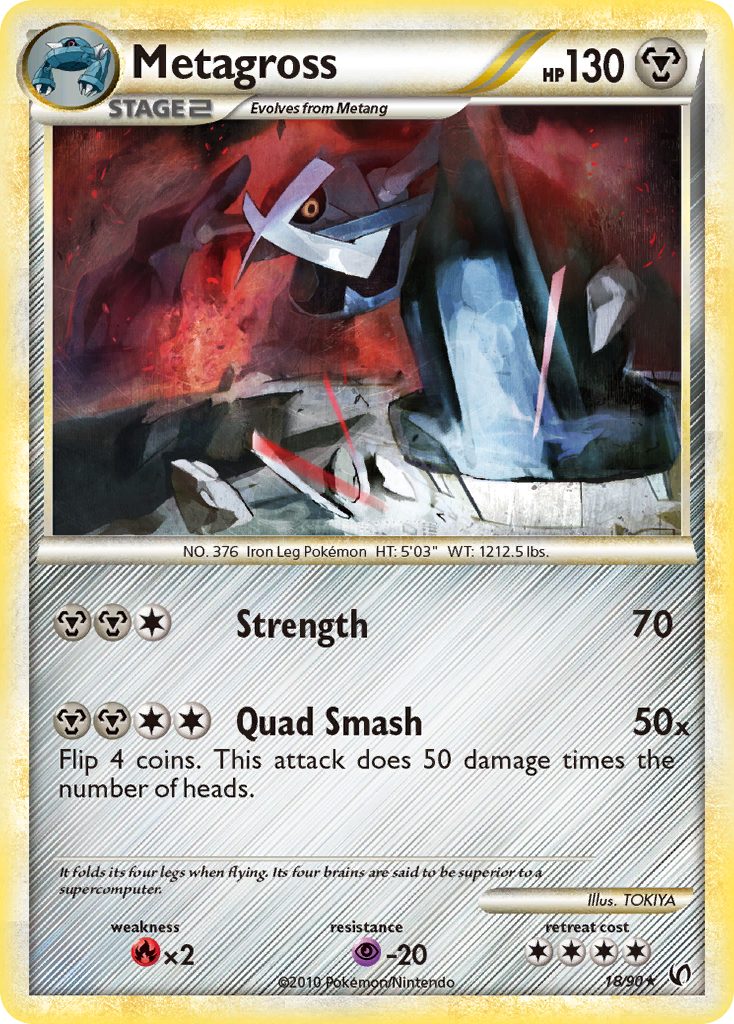 Metagross (18/90) [HeartGold & SoulSilver: Undaunted] | Gear Gaming Fayetteville