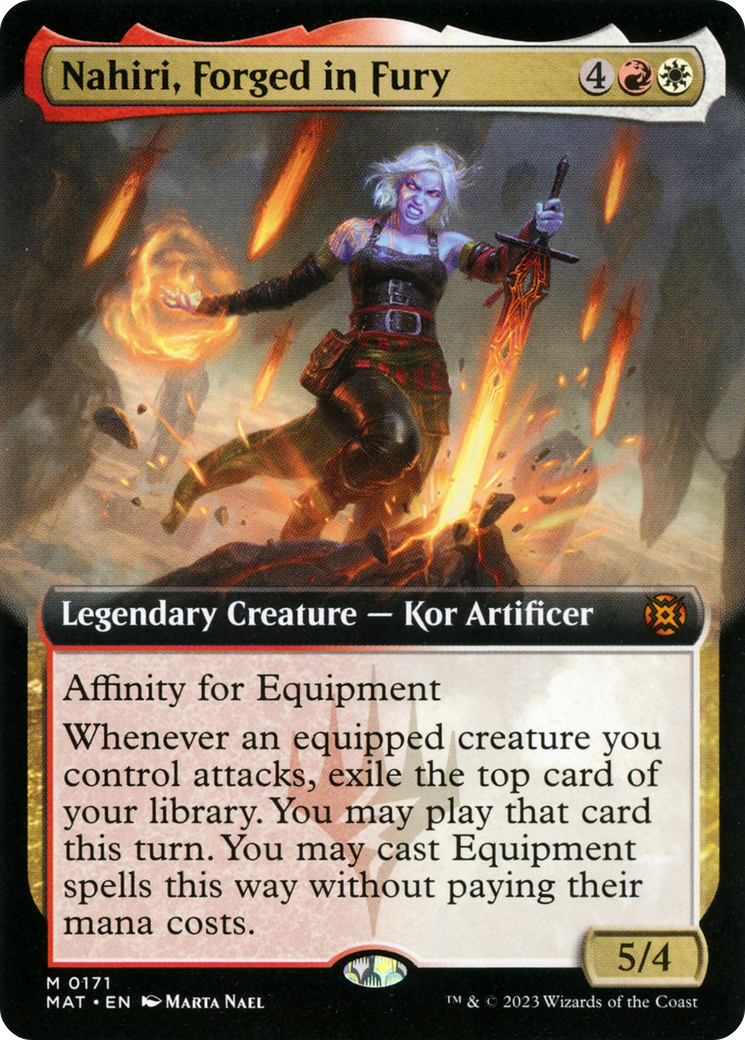 Nahiri, Forged in Fury (Extended Art) [March of the Machine: The Aftermath] | Gear Gaming Fayetteville