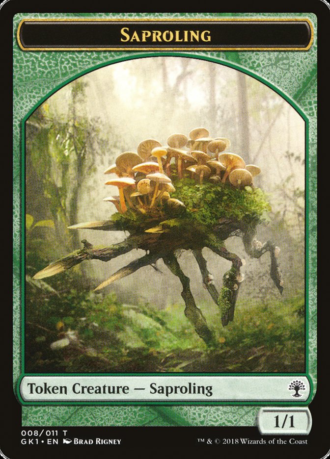 Voja // Saproling Double-Sided Token [Guilds of Ravnica Guild Kit Tokens] | Gear Gaming Fayetteville