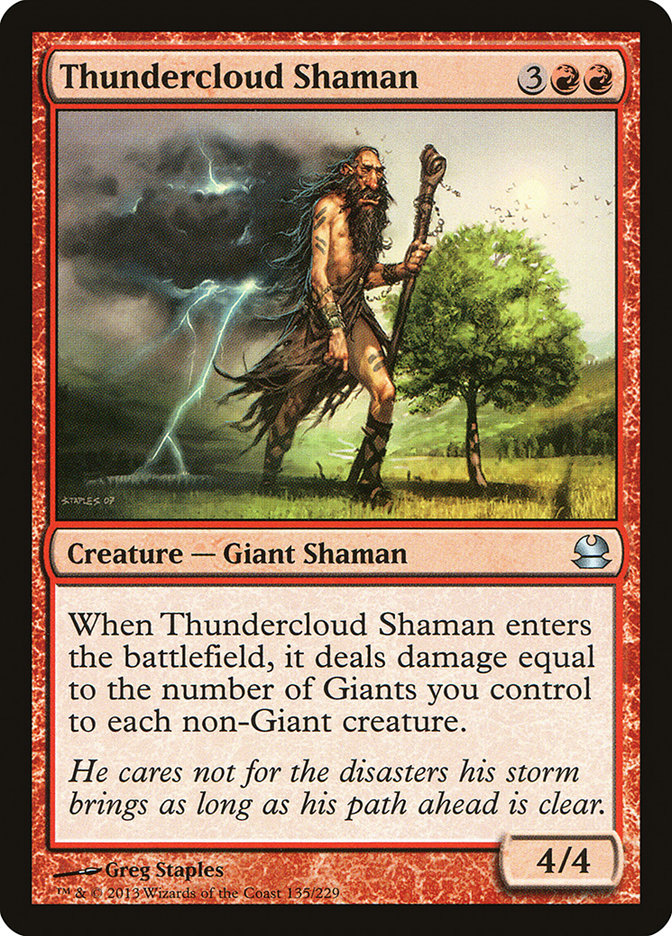 Thundercloud Shaman [Modern Masters] | Gear Gaming Fayetteville