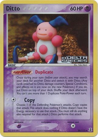 Ditto (38/113) (Stamped) [EX: Delta Species] | Gear Gaming Fayetteville