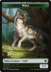 Satyr // Wolf Double-Sided Token [Theros Beyond Death Tokens] | Gear Gaming Fayetteville