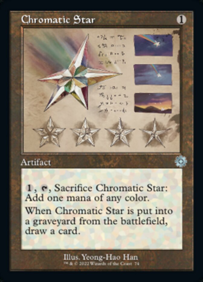 Chromatic Star (Retro Schematic) [The Brothers' War Retro Artifacts] | Gear Gaming Fayetteville