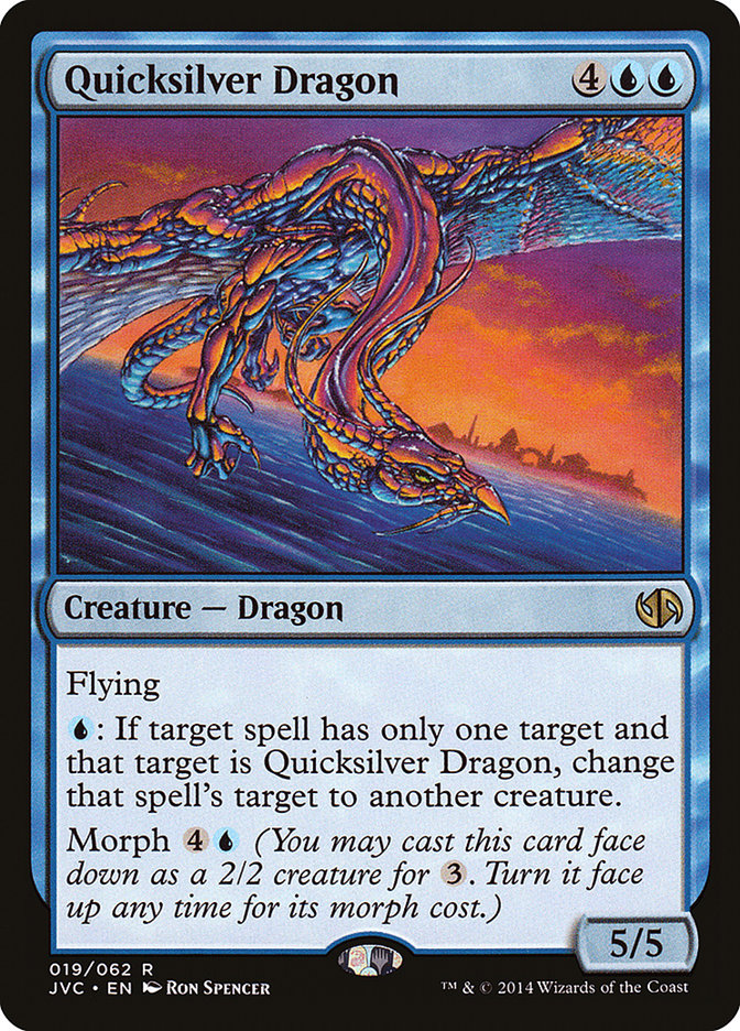 Quicksilver Dragon [Duel Decks Anthology] | Gear Gaming Fayetteville