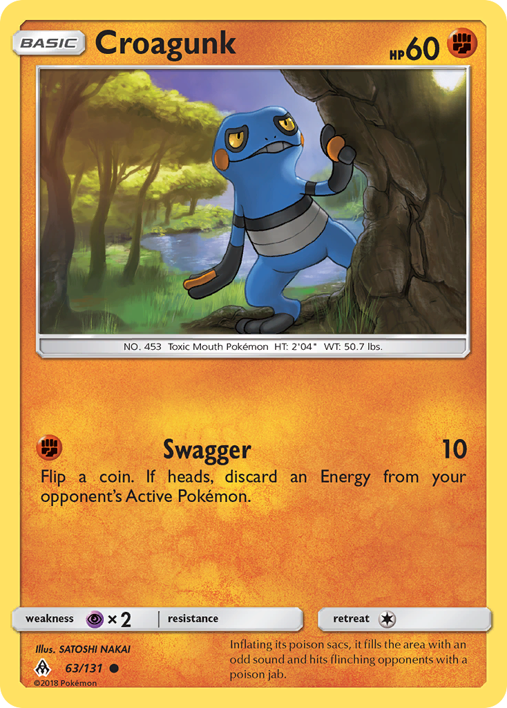 Croagunk (63/131) [Sun & Moon: Forbidden Light] | Gear Gaming Fayetteville